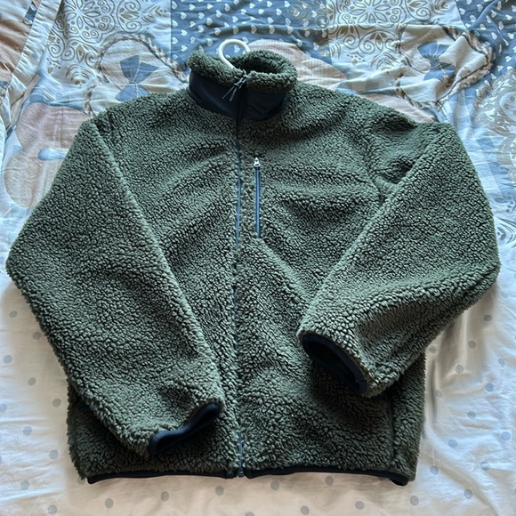 uniqlo forest green fleece - Picture 1 of 3